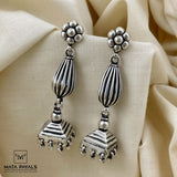 Artistic Oxidised Plain Jumka