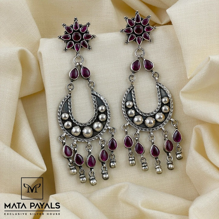 Party Wear Oxidised Chandbali