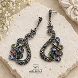 Marcasite Oxidised Hanging