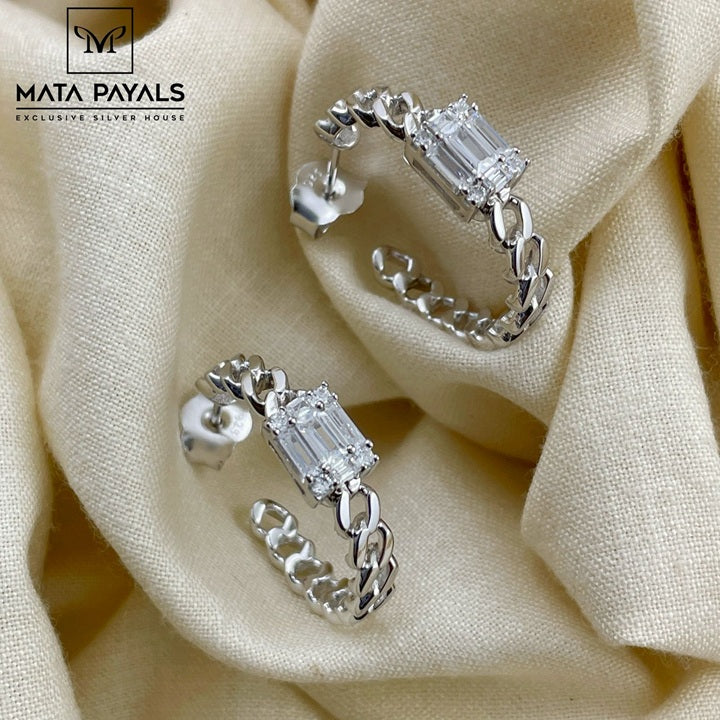 Ravishing Zircon Hoop