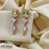 Elegant Rose Gold Zircon Tiny Hanging
