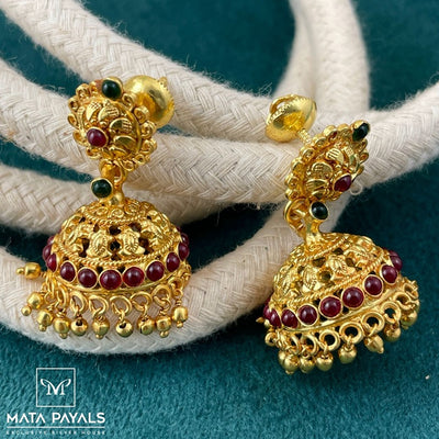 Ethnical Gold Plated Jumka