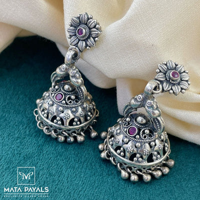 Traditional Oxidised Jumka