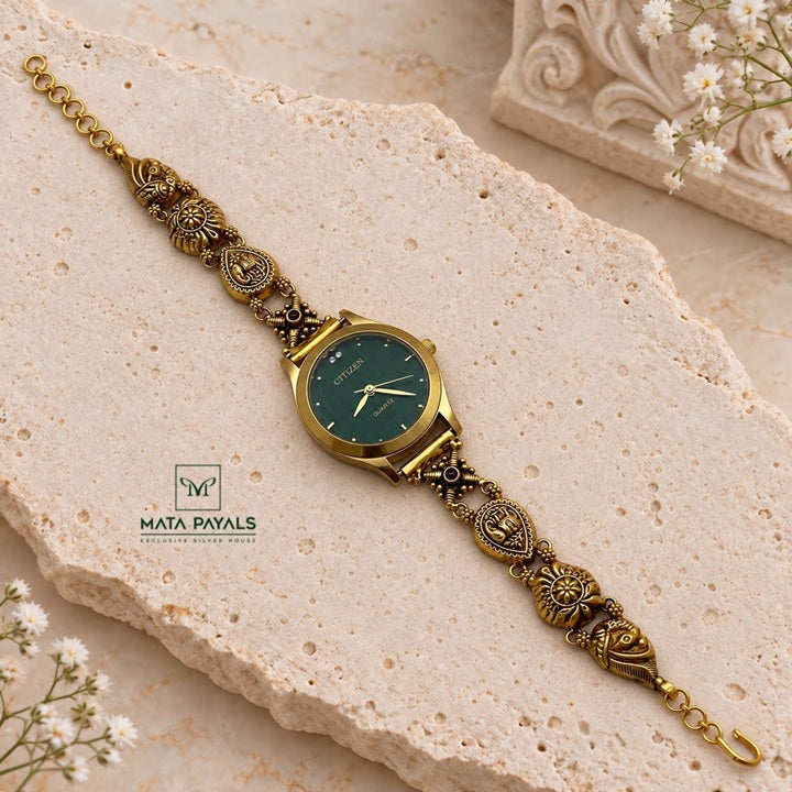 Fancy Gold Plated Watch