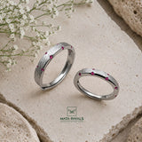Small Pink Couple Ring