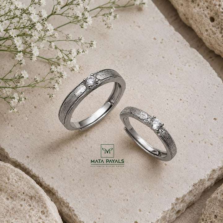 Exclusive Zircon Couple Ring