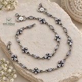 Shiny White Stone Anklet
