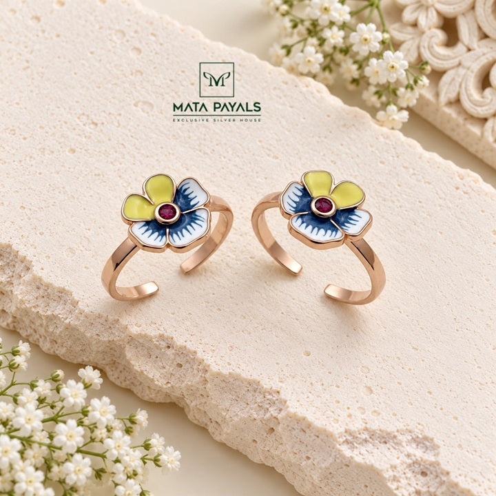 Fashionable Silver Toe Ring