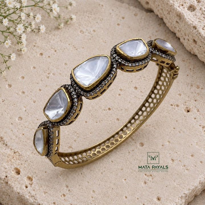 Amazing Moissanite Kada