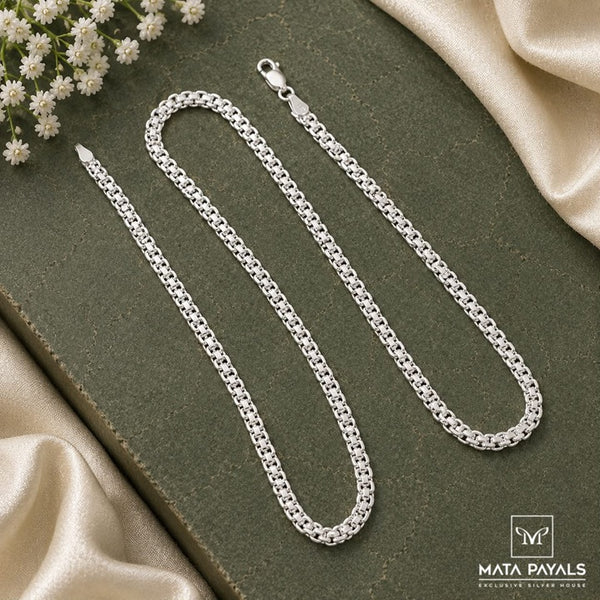 Elegant Silver Men's Neckchain