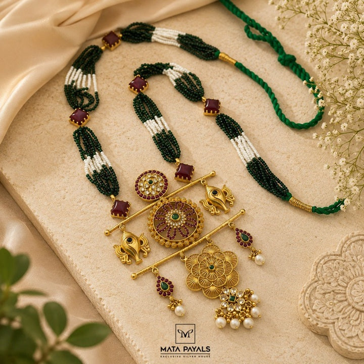 Luxurious Gold Plated Long Hara