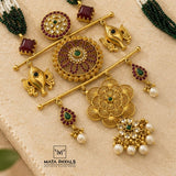 Luxurious Gold Plated Long Hara