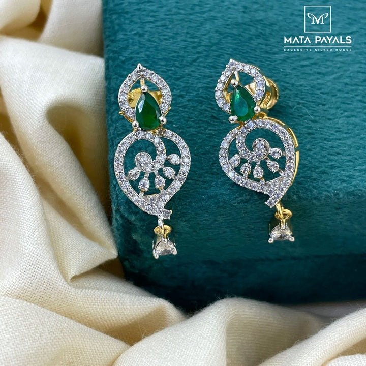 Mesmeric Gold Polish Earring