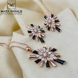 Zircon Stone Pendant Set