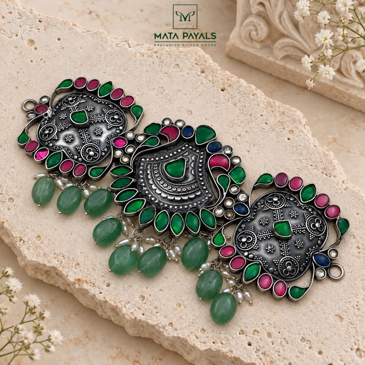 Classy Tribal Oxidised Choker