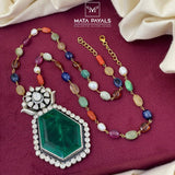 Gold Plated Moissanite Pendant Chain