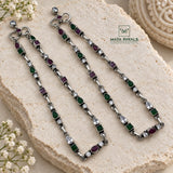Attractive Red & Green Payal