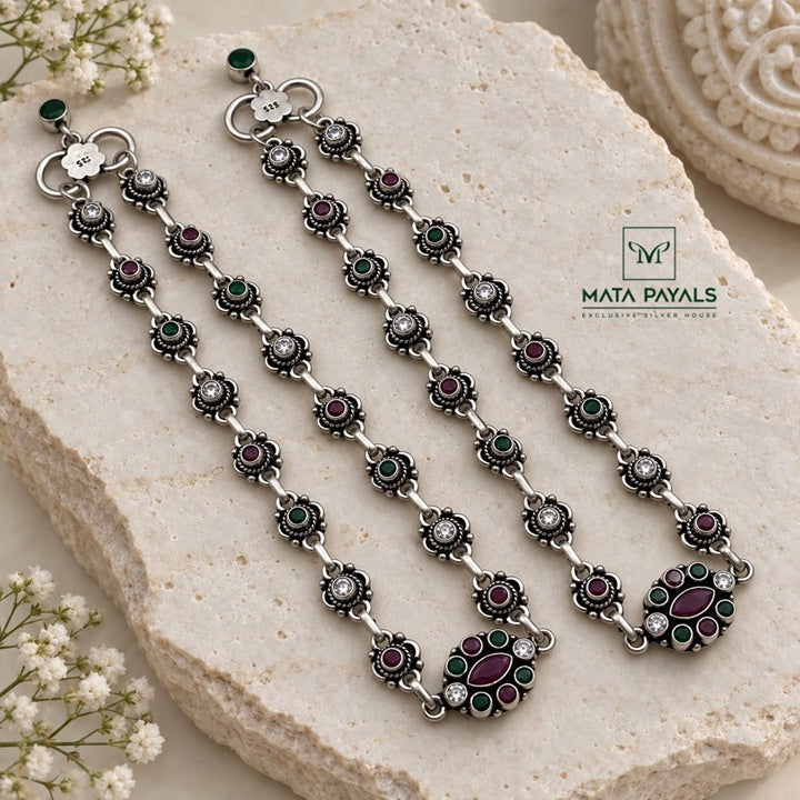 Gorgeous Cut Stone Payal