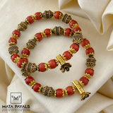 Grand Coral Silver Bangle