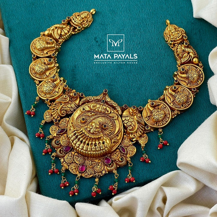 Gorgeous Mayura Gold Plated Necklace