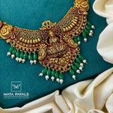 Divine Lakshmi Gold Polish Necklace