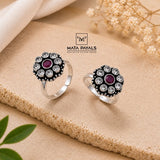 Floral Toe Ring