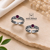 Red Band Toe Ring