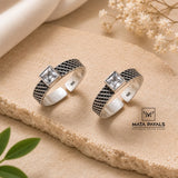 Unique White Stone Toe Ring