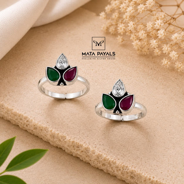 Colourful Toe Ring
