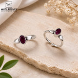 Enchanting Pink Toe Ring