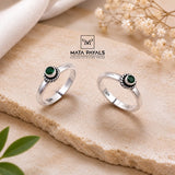 Cute Green Toe Ring
