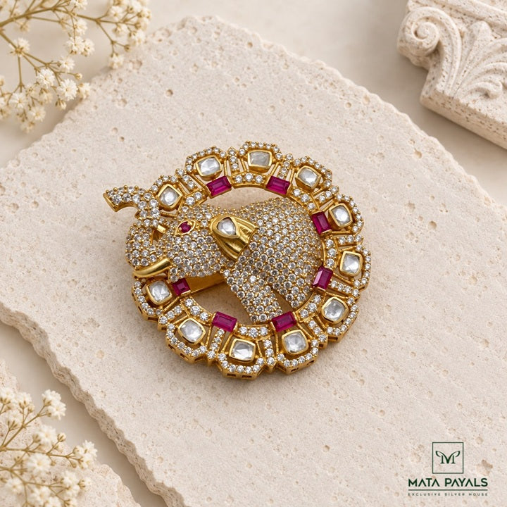 Elephant Brooch
