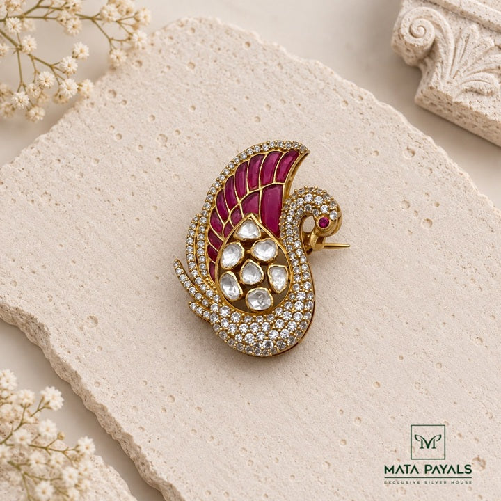 Incredible Mayura Brooch