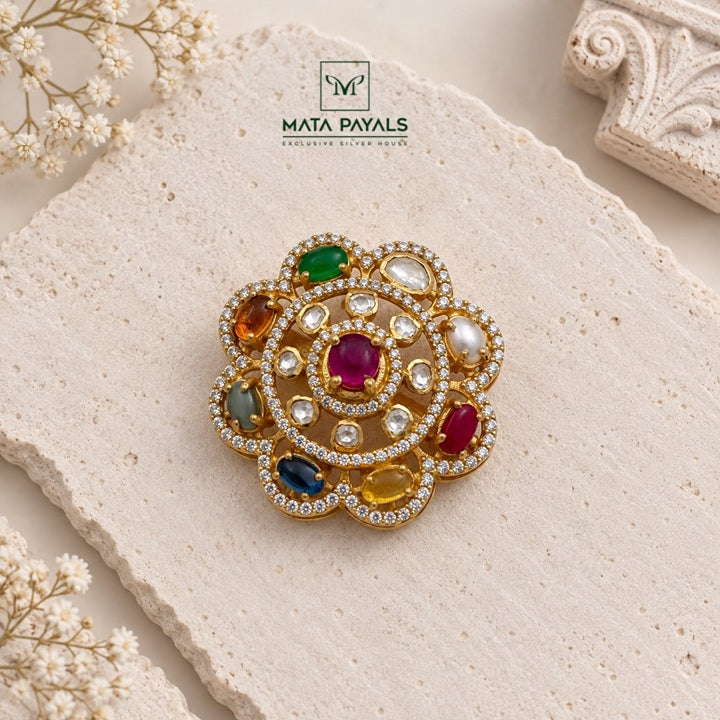 Colourful Brooch