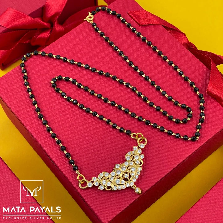 Unique Zircon Mangalsutra