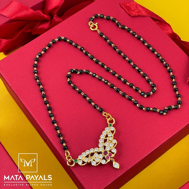 Eccentric Zircon Mangalsutra