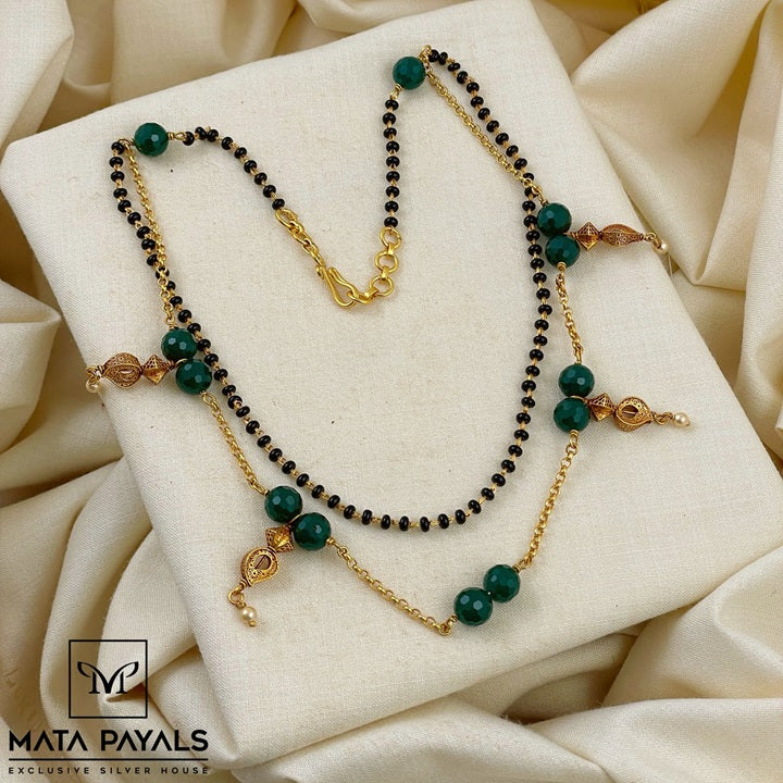 Green Beads Neckchain