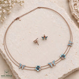 Pretty Enamel Necklace