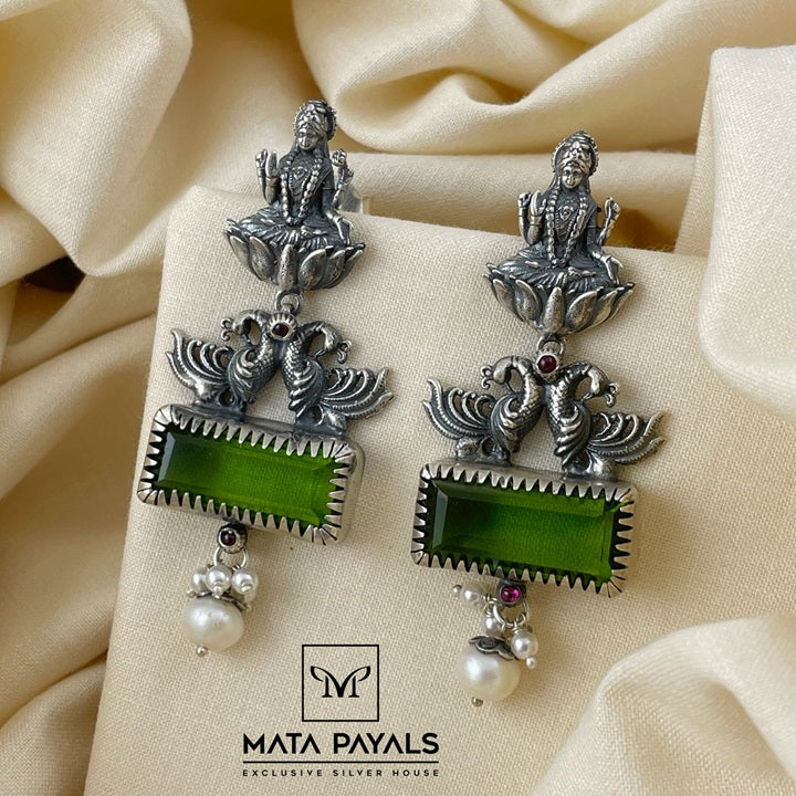Heritage Oxidised Lakshmi Hanging
