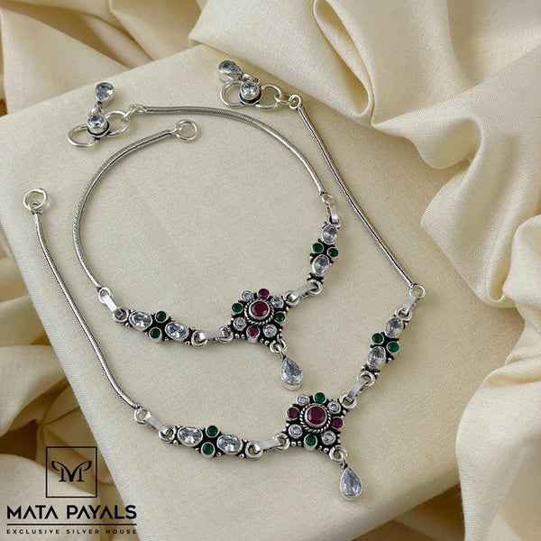 Glorious Cut Stone Anklet