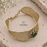 Striking Gold Plated Kada