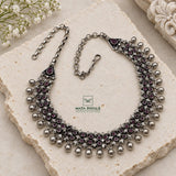Streamlined Oxidised Necklace