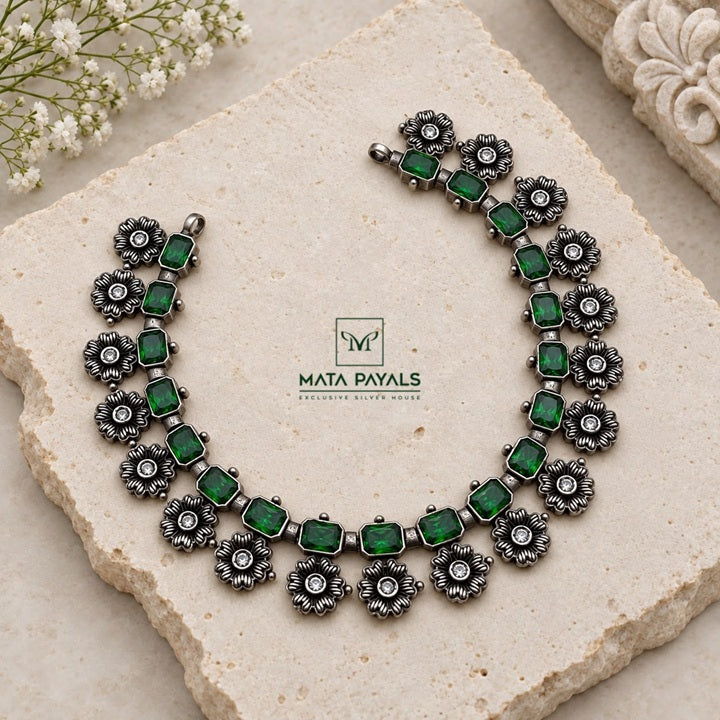 Impressive Oxidised Necklace