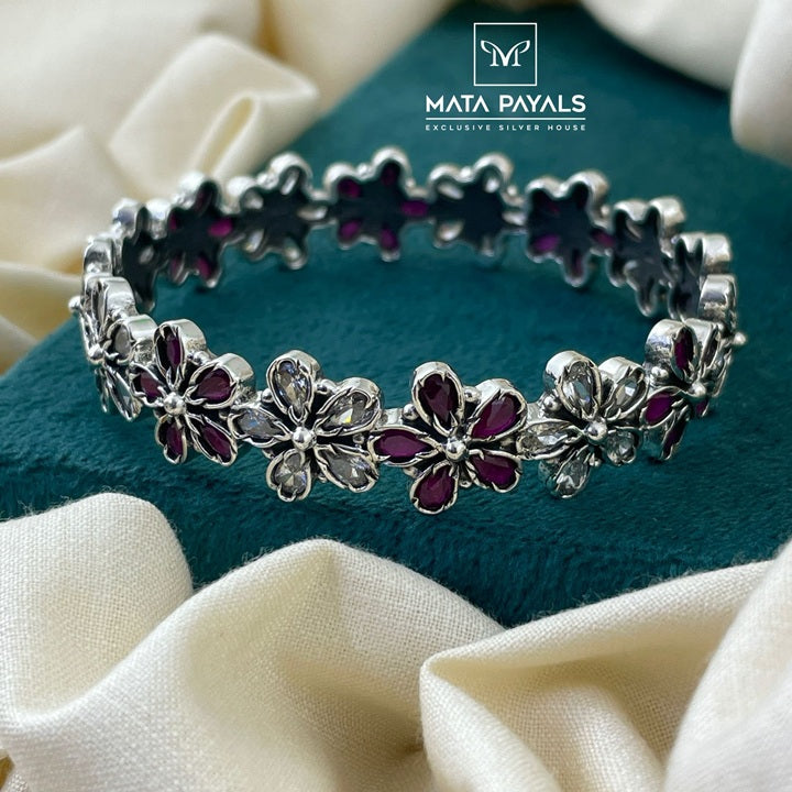 Colourful Cut Stone Kada