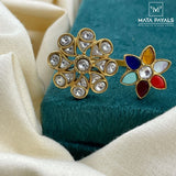 Impressive Kundan Finger Ring