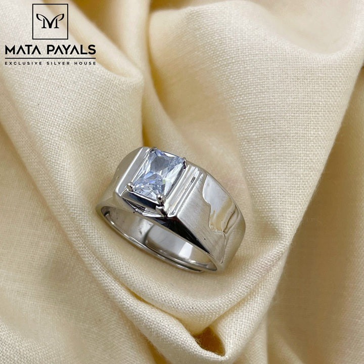 Charming Rhodium Finger Ring