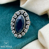 Mesmerizing Cut Stone Finger Ring