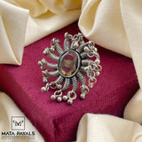 Blazing Ghungroo Oxidised Ring