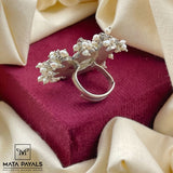 Charming Heart Pearl Ring