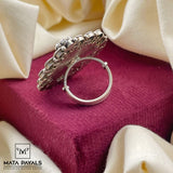 Astonishing Maha Lakshmi Oxidised Ring
